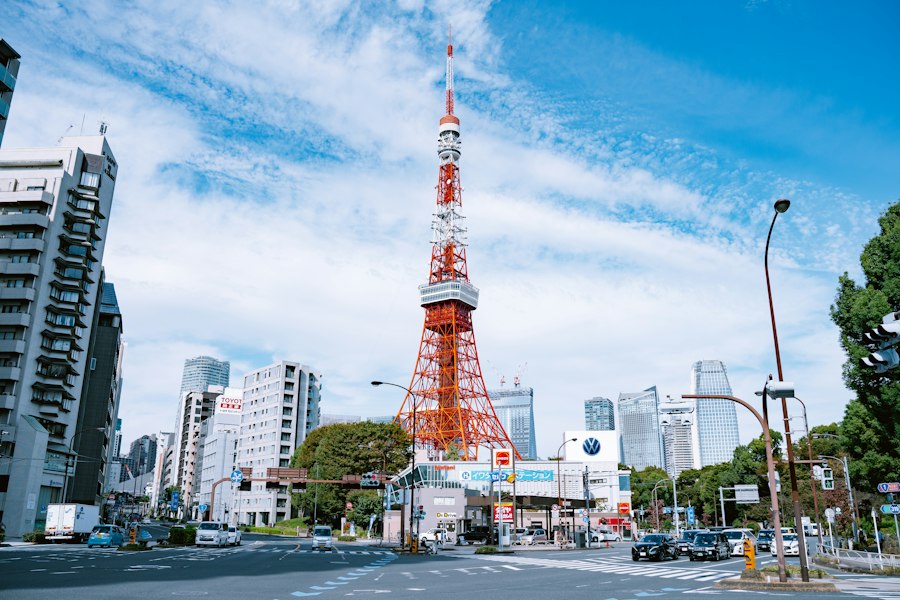 東京鐵塔與城市景觀